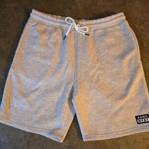 Aeropostale men's gray sweat shorts size Large